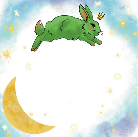 Moon Bunny Sticky Notes